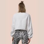 Soho Cropped Jumper - White