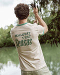 T-Shirt Écru In Cotone