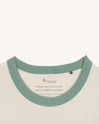 T-Shirt Écru In Cotone