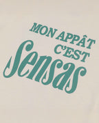 T-Shirt Écru In Cotone