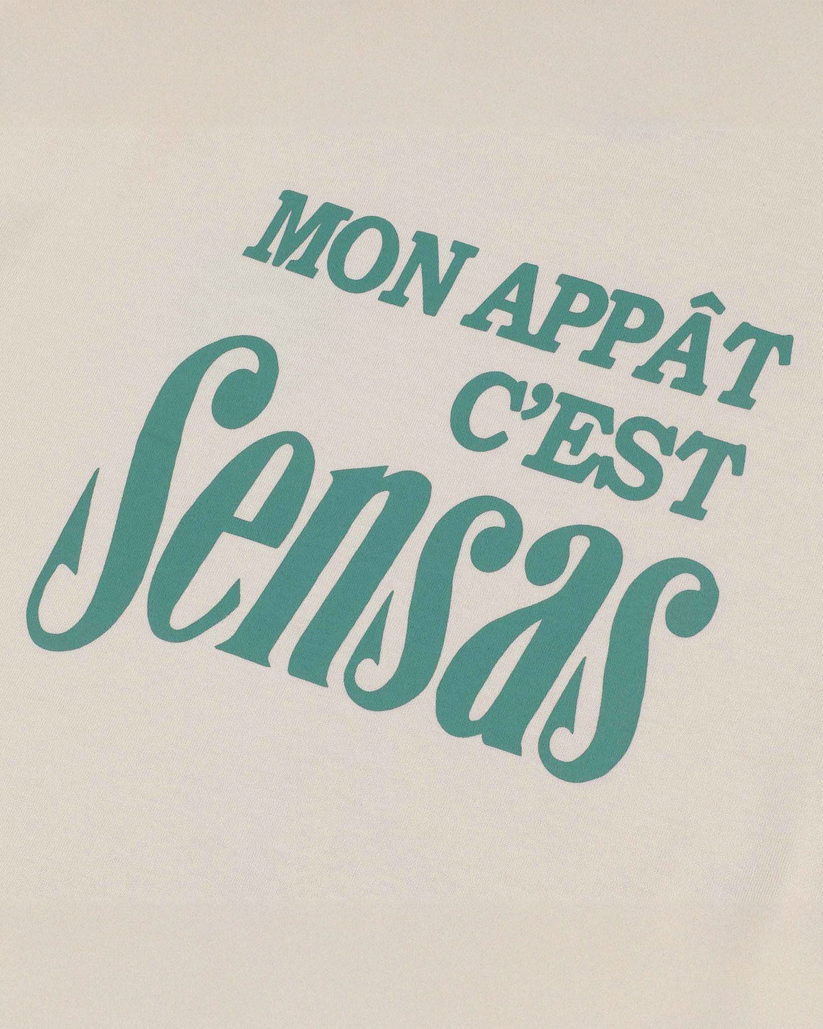 T-Shirt Écru In Cotone