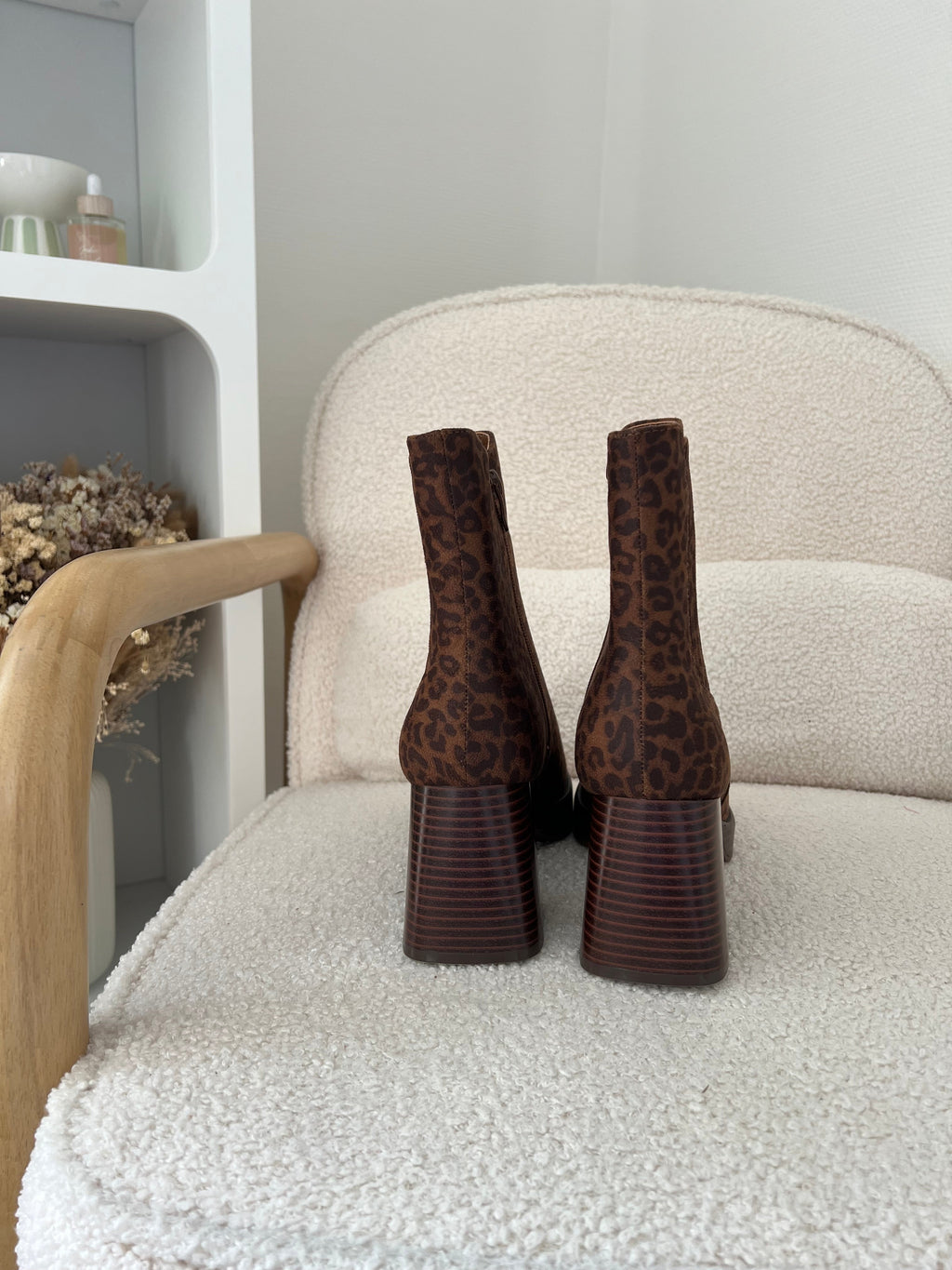 Aurore Léopard Ankle Boots