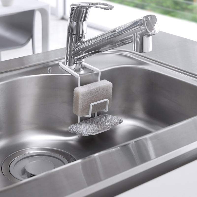 Porte-Éponge Double À Suspension Tour - Blanc