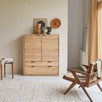Senson - Armoire De Rangement - Chêne - Naturel