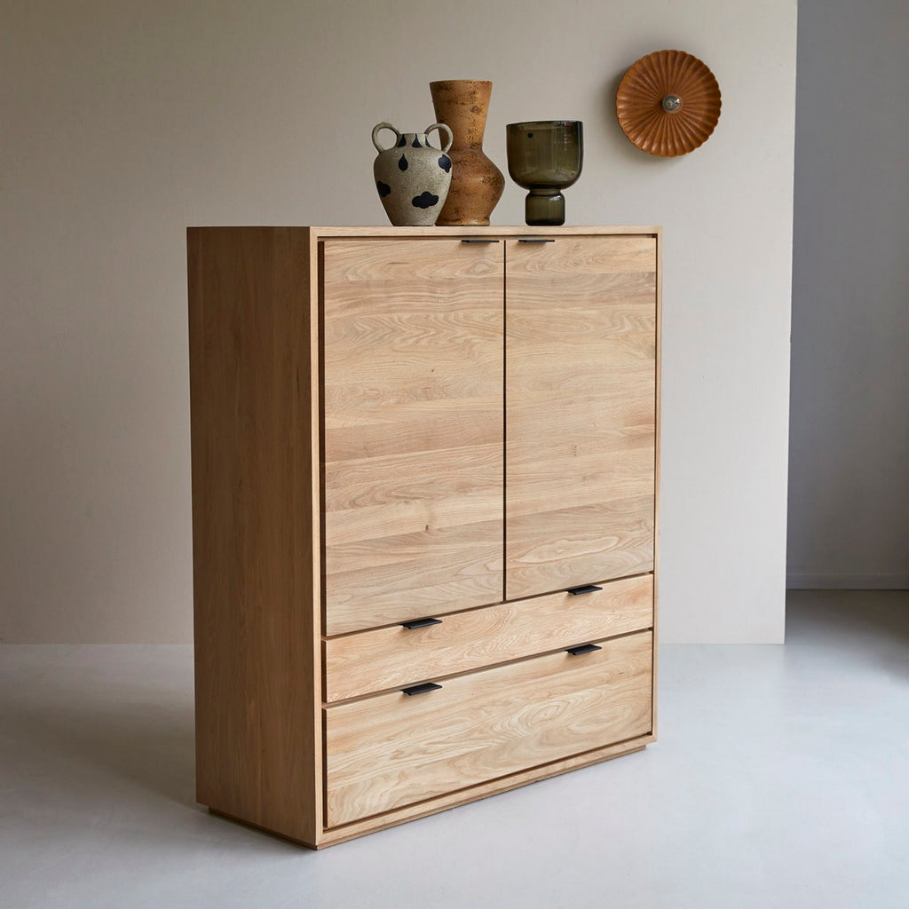 Senson - Armoire De Rangement - Chêne - Naturel