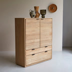 Senson - Armoire De Rangement - Chêne - Naturel