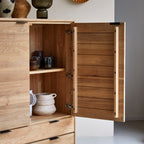 Senson - Armoire De Rangement - Chêne - Naturel
