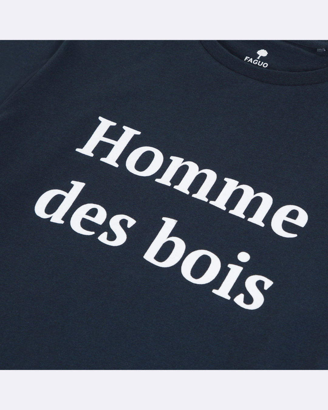 Navy Blue Cotton Homme des Woods Men's T-Shirt