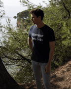 Navy Blue Cotton Homme des Woods Men's T-Shirt