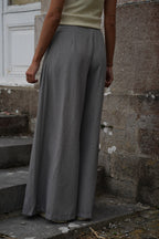 Pantalon Évasé - Manolia Gris
