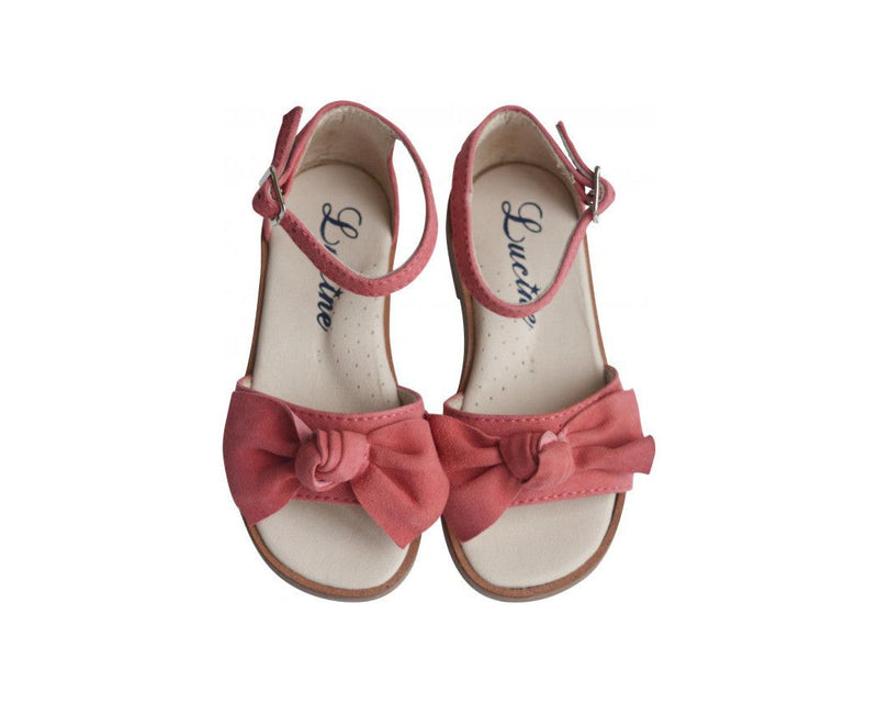 Nu-Pieds Noeud - Rose Corail - Fille