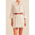 Robe Droite - Ecru
