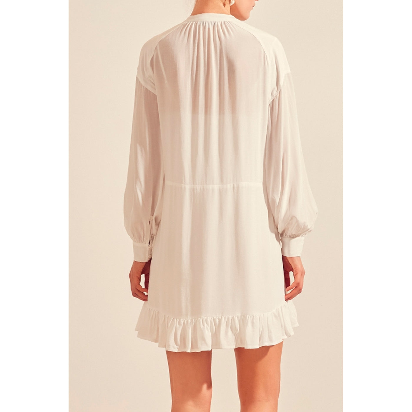 Robe Droite - Ecru