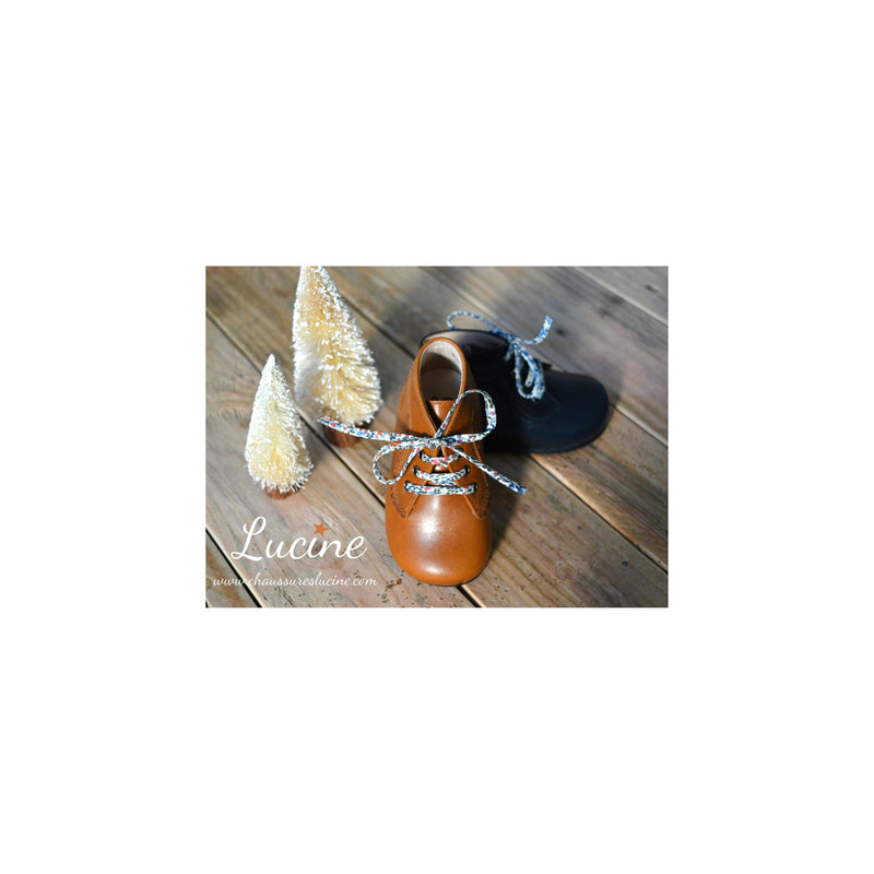 Chaussures Bottillons Aimée - Cuir Camel - Fille