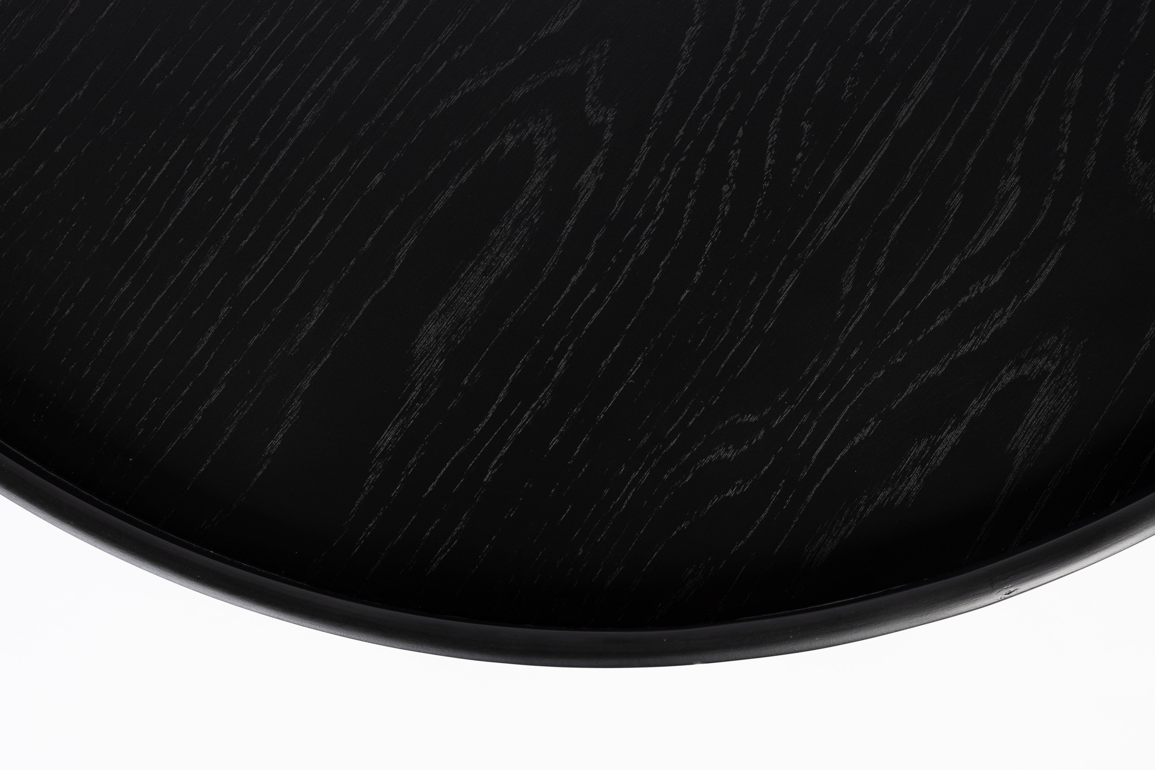 Yuri L - Side Table - Oak Veneer - Black