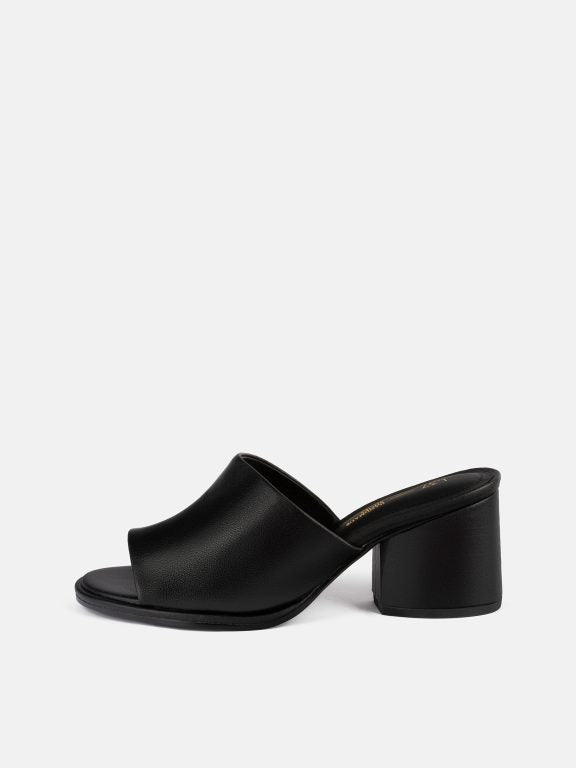 Mules de Tacón Just Cool - Negro