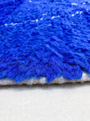 Tapis Berbère Marocain Beni Ouarain - Bleu Majorelle