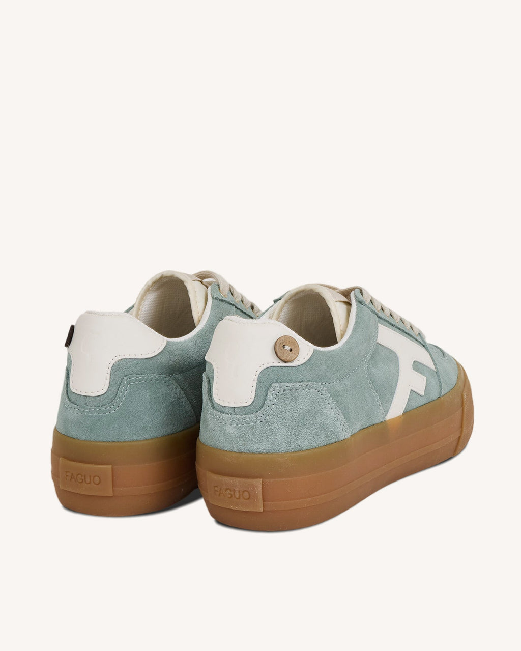 Sneakers Platform In Pelle Scamosciata Blu