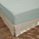 Drap Housse - Lin Lavé - Soline - Eucalyptus