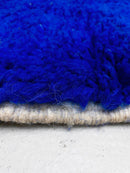 Tapis Berbère Marocain Beni Ouarain - Bleu Majorelle