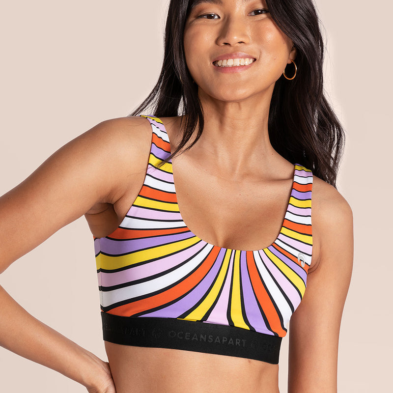 OCEANSAPART - Brassière Arc-En-Ciel Intégral - Multi