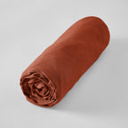 Sábana Bajera - Lino Lavado - Soline - Paprika