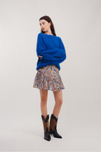 Minifalda militar de cachemir The Rita