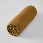 Sábana Bajera - Lino Lavado - Soline - Caramelo