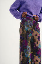 The Andreï Metallic Flower Pants