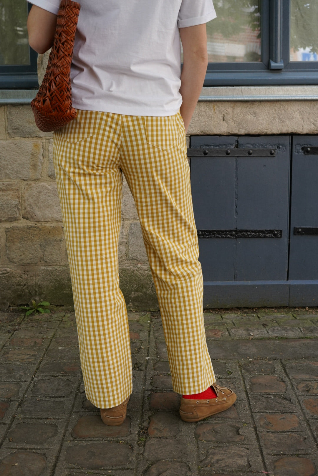 Emile Yellow Vichy Pants