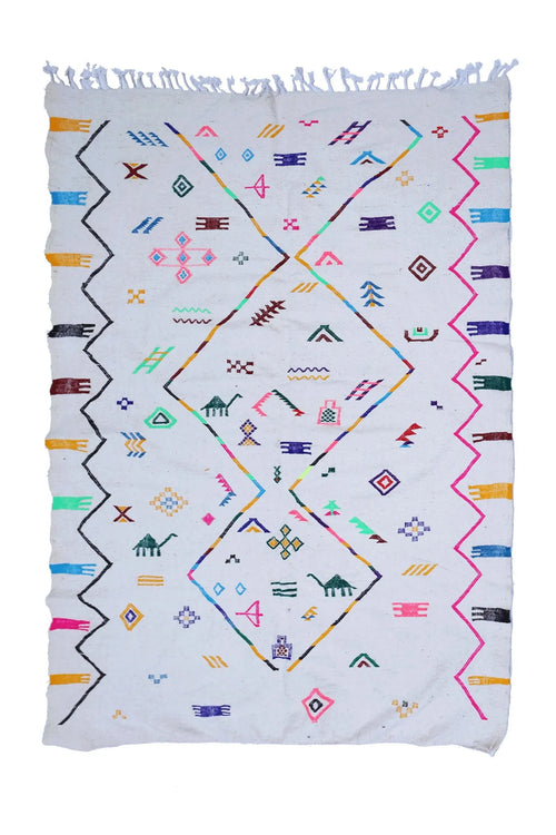 Tapis Kilim En Laine - 242 x 156 cm