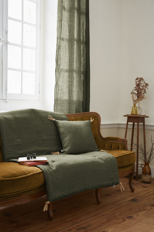 Bout De Lit - Lin Lavé - Soline - Thym