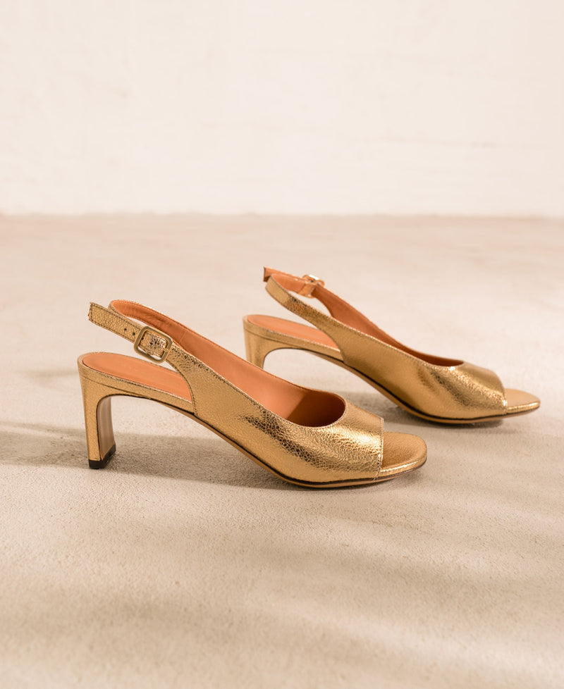 Sandals N°598 Gold