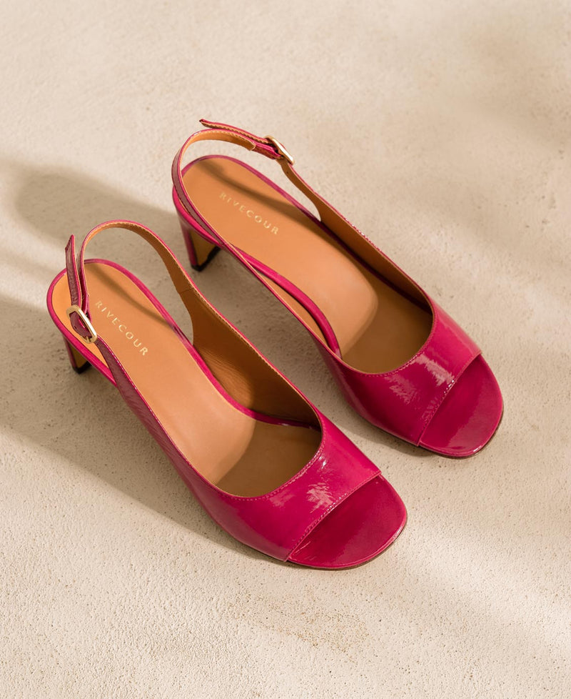 Sandals N°598 Raspberry