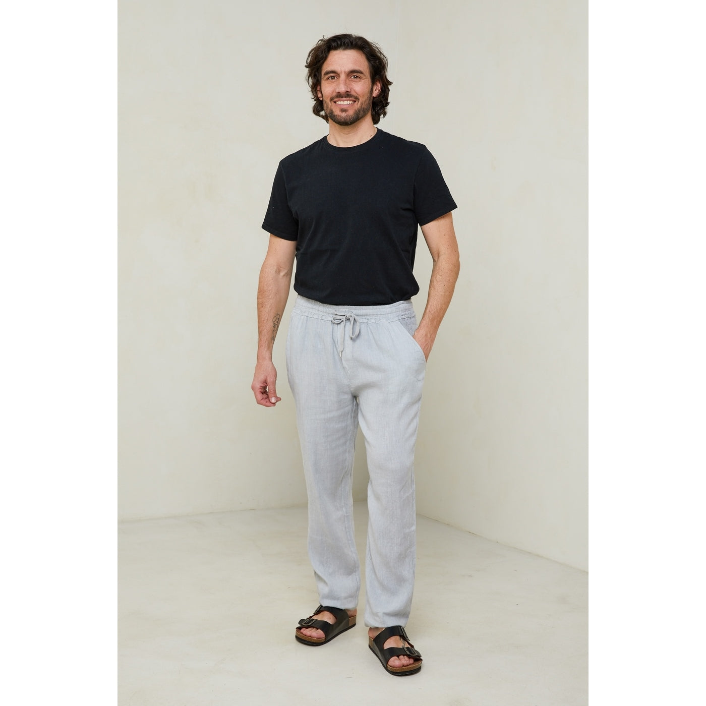 Trousers - Light Gray - Men