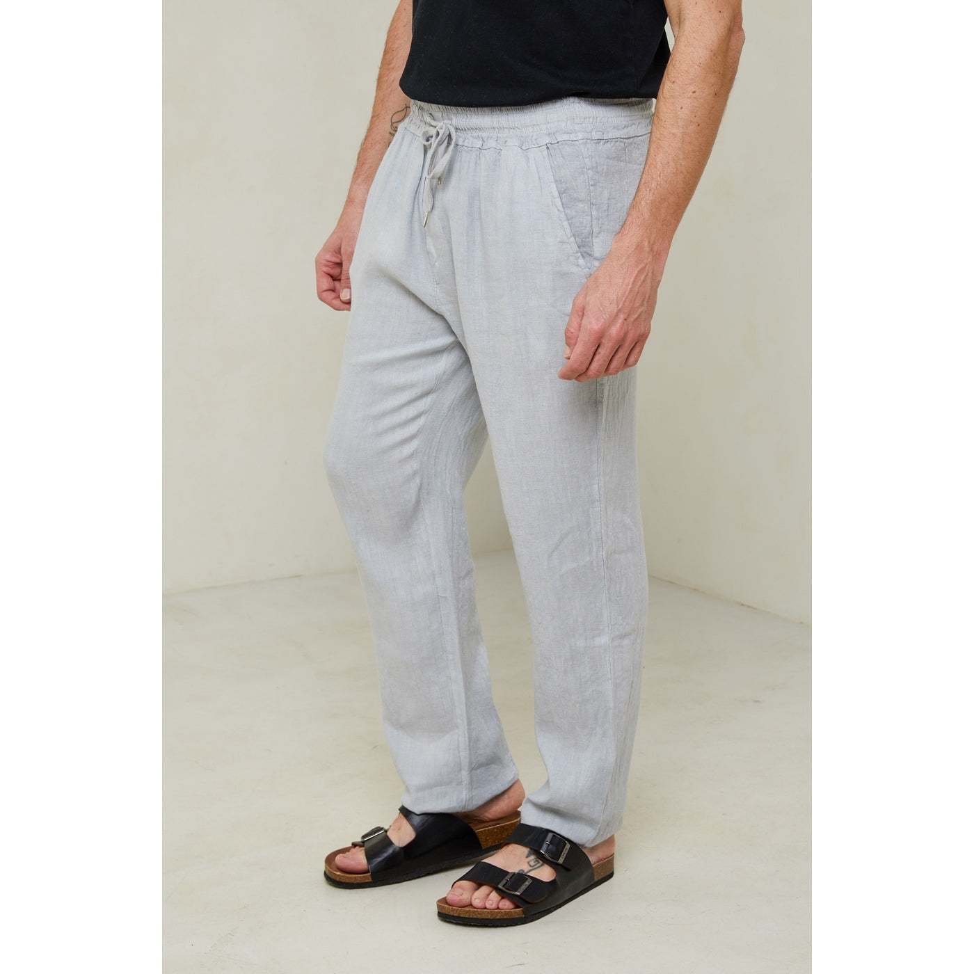 Trousers - Light Gray - Men