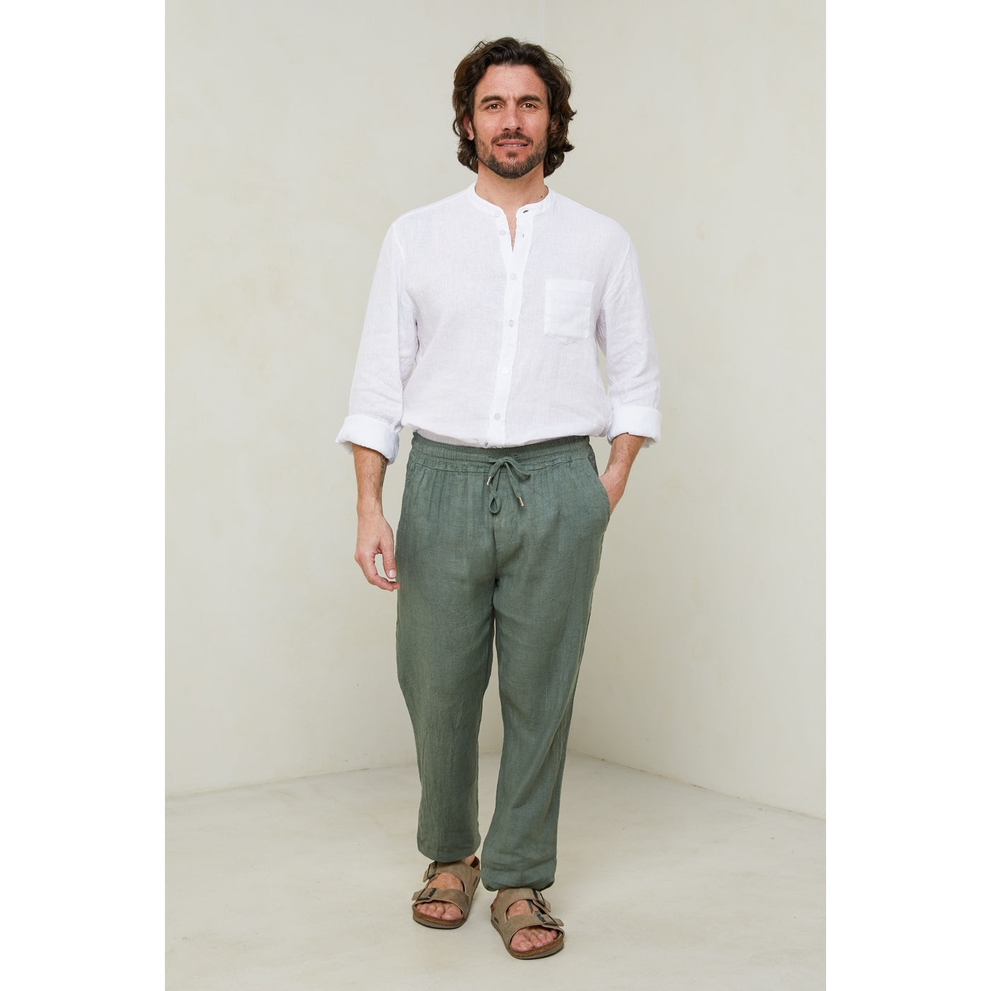 Trousers - Khaki - Men