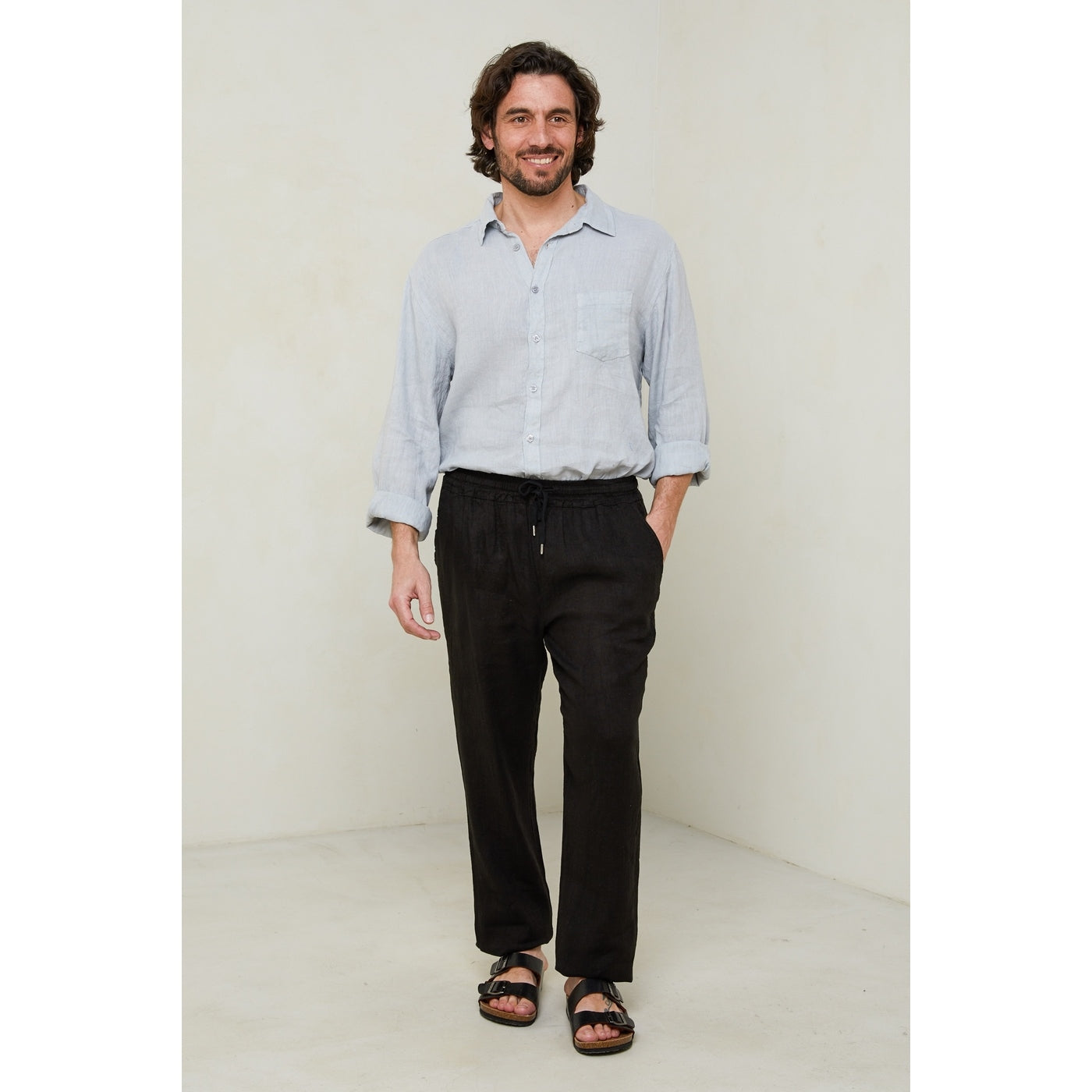 Trousers - Black - Men