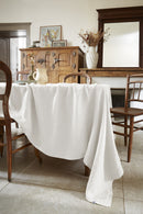 Nappe Rectangle - Lin Lavé - Soline - Craie