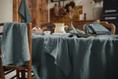 Nappe Rectangle - Lin Lavé - Soline - Ardoise