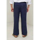 Autour Du Lin - Pantalon - Marine - Homme