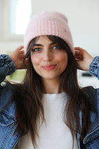 Bonnet En Angora Poudre