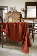 Mantel Rectángulo - Lino Lavado - Soline - Paprika