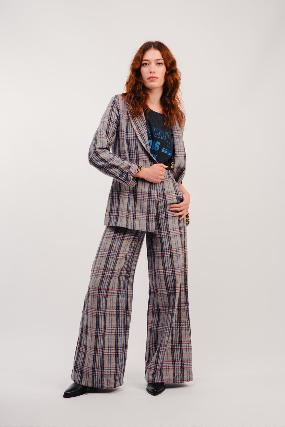 Pantalones a cuadros azules The Neil