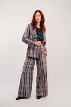 Pantalones a cuadros azules The Neil
