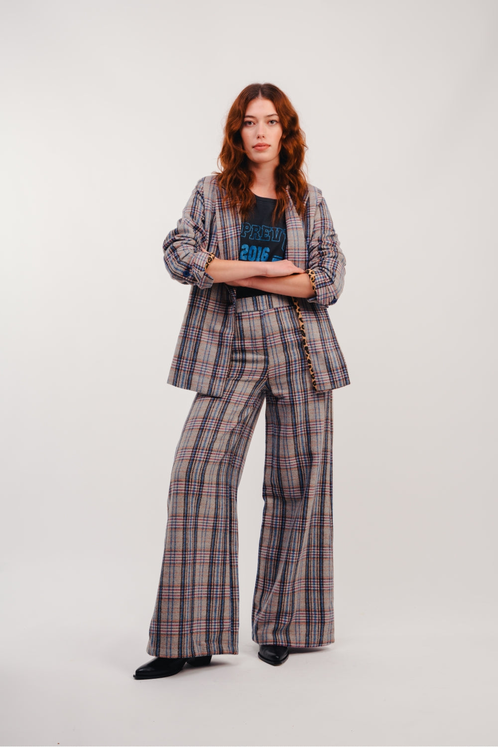 Pantalones a cuadros azules The Neil