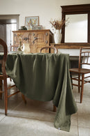 Nappe Rectangle - Lin Lavé - Soline - Thym