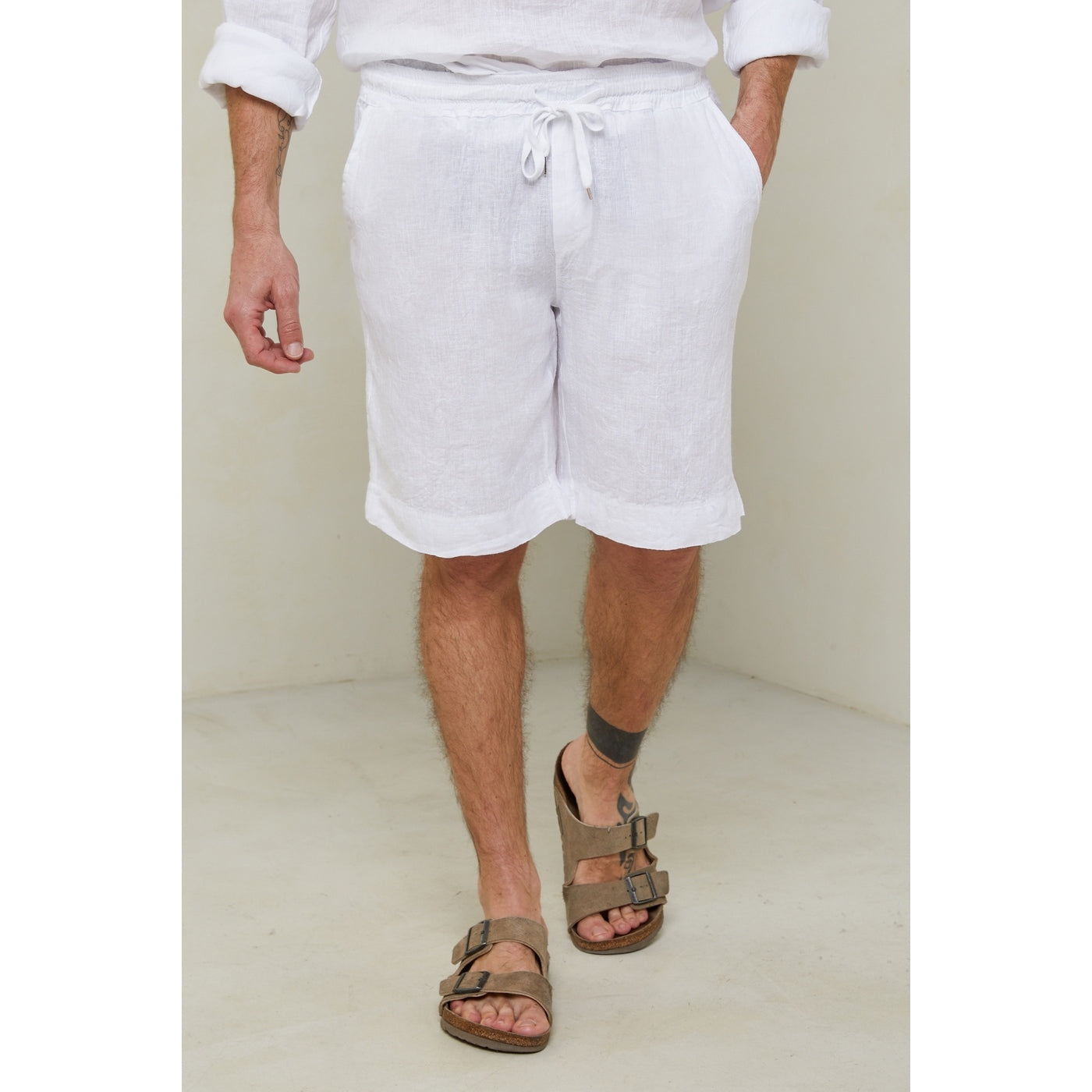 Shorts - White - Men