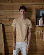 Beige Cotton T-Shirt