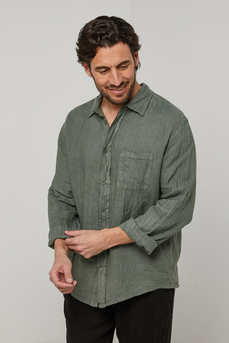 Camisa - Caqui - Hombre